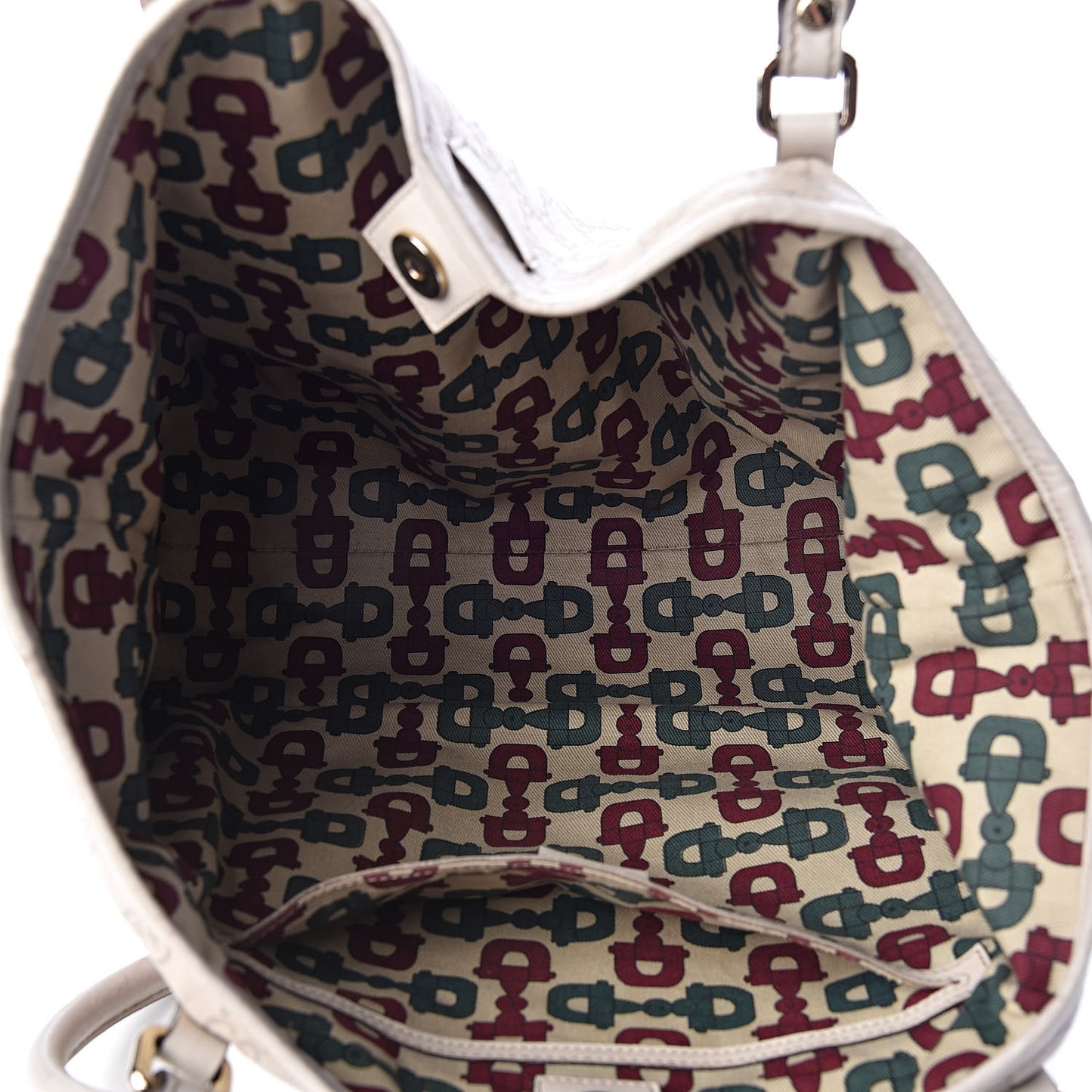 Guccissima Medium Joy Tote White