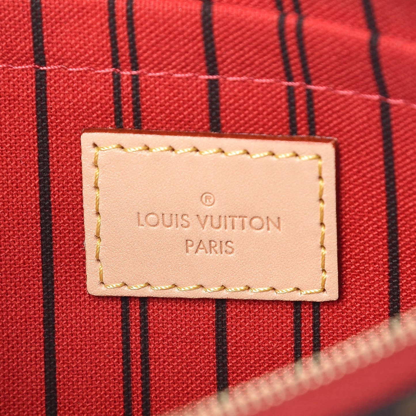 Monogram Neverfull MM GM Pochette Cherry