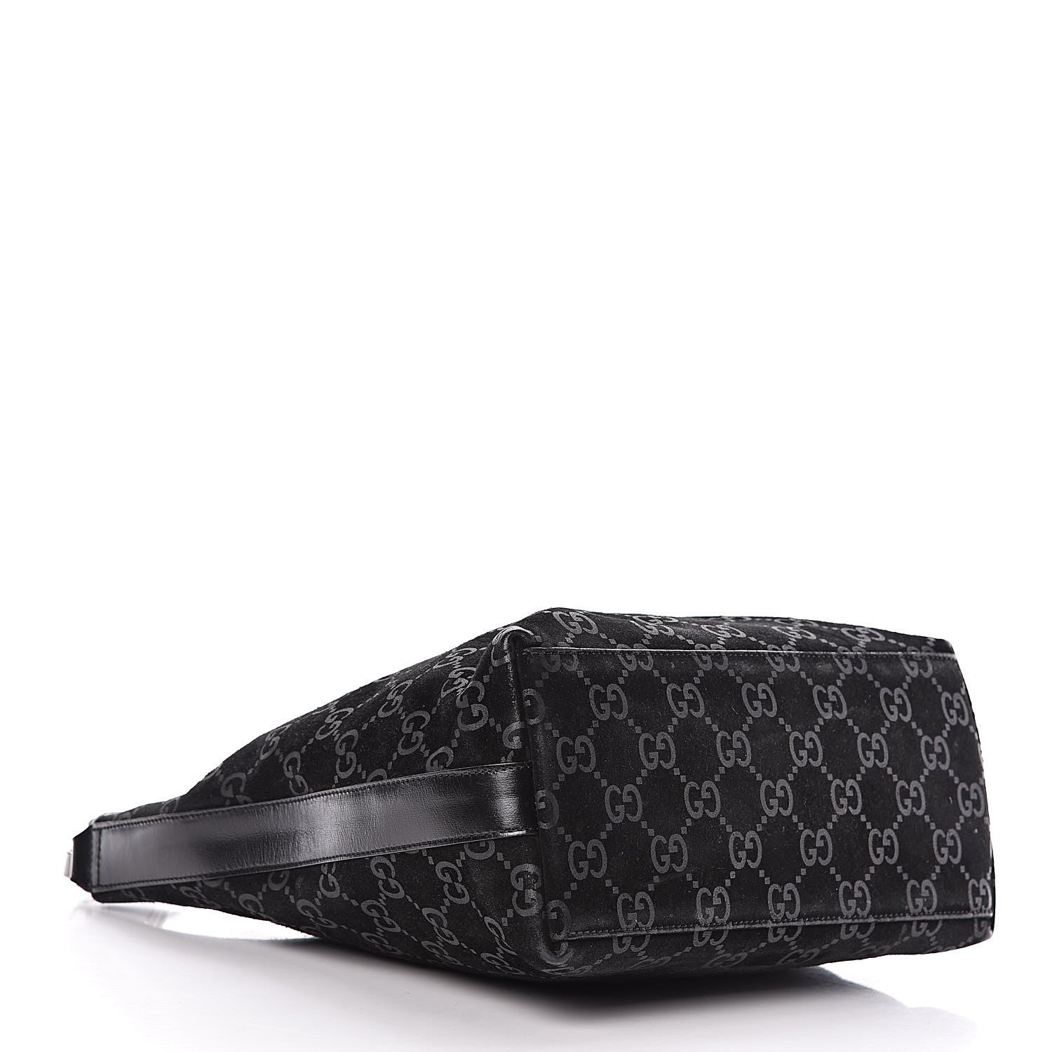 Gucci Suede Guccissima Small Hobo Black 4 of 12