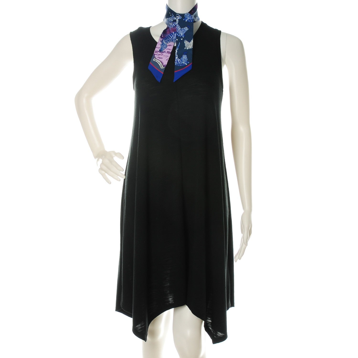 Hermes Silk Les Zebres Twilly Ardoise Bleu Roy Parme 2 of 6