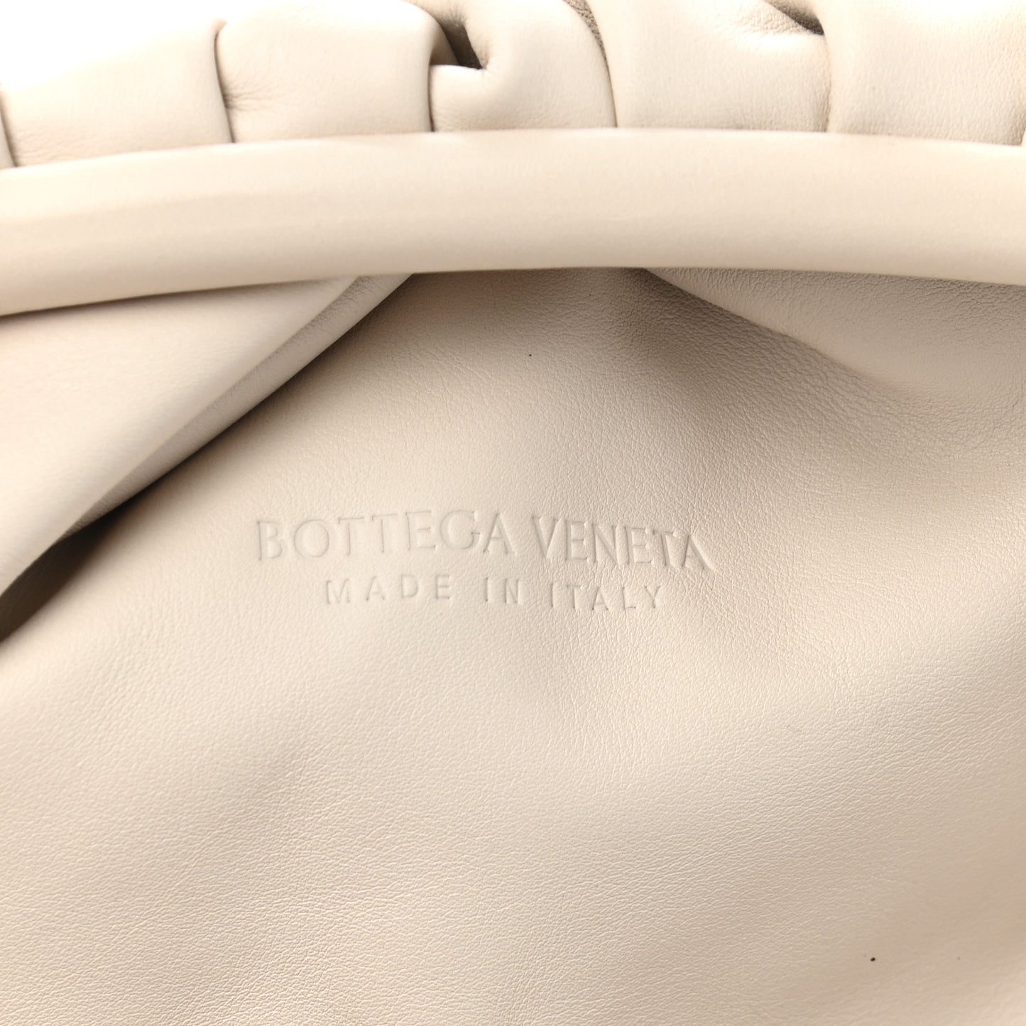 Smooth Butter Calf The Pouch Oversized Clutch Mist