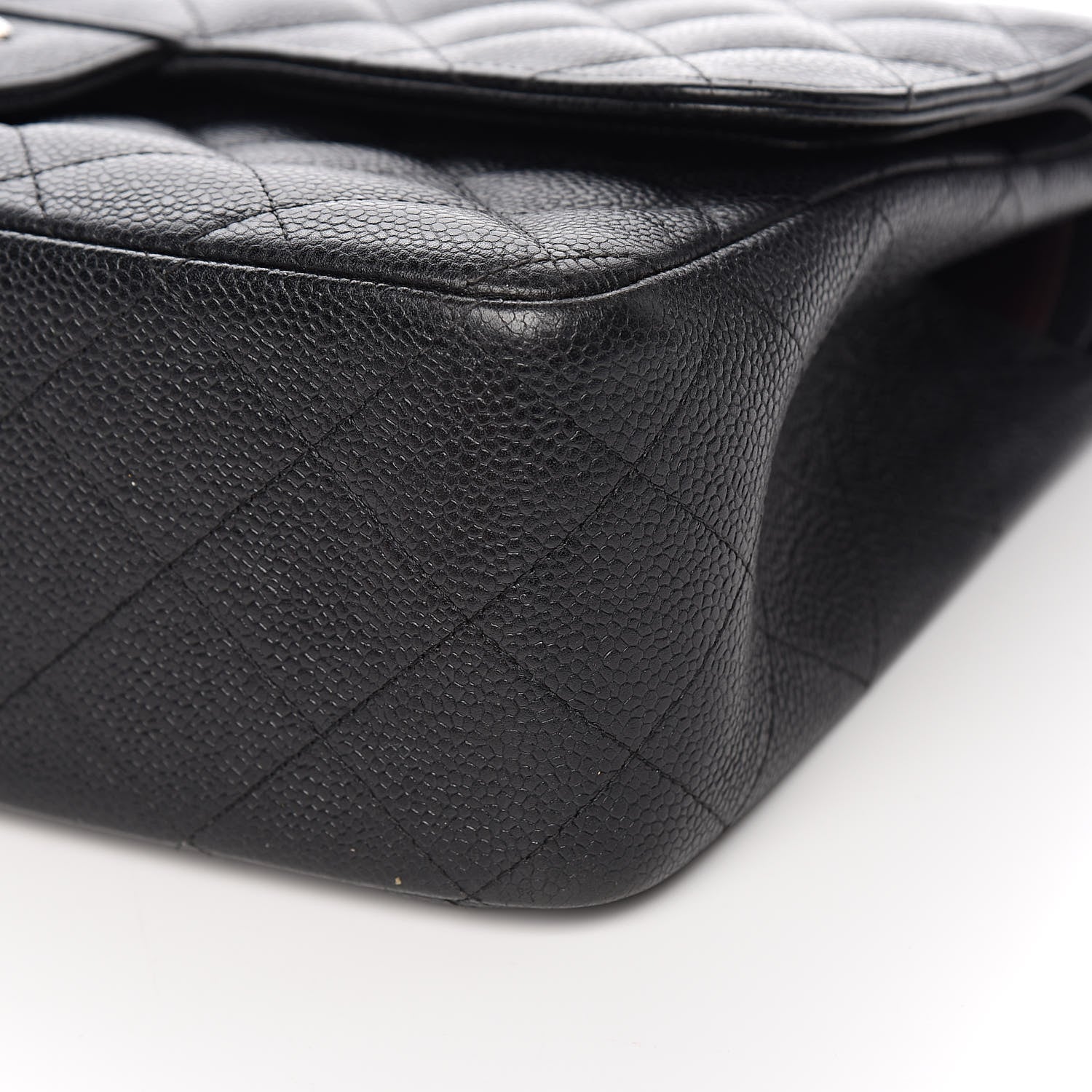Chanel Caviar Quilted Jumbo Double Flap Black 10 of 12