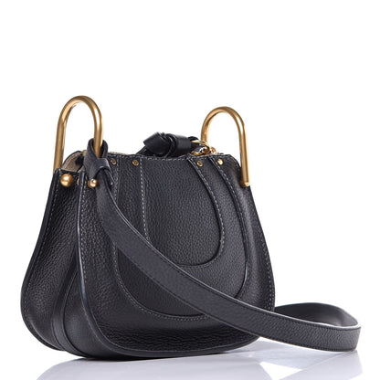 Chloe Grained Calfskin Nano Hayley Hobo Black 3 of 12