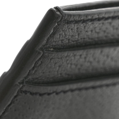 Gucci Calfskin Boar Effect GG Marmont Card Holder Black 7 of 7