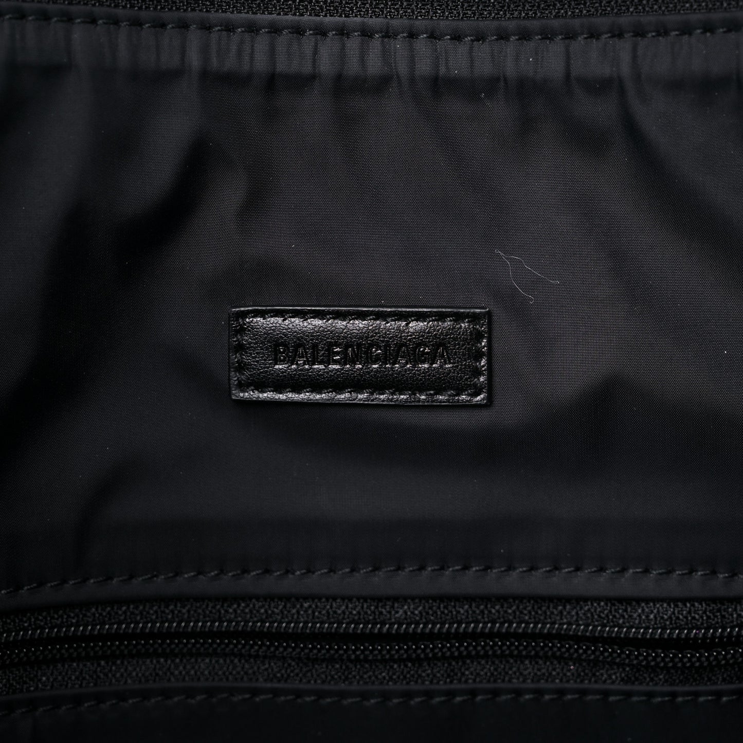 Recycled Nylon NASA X Space Sling Bag Black
