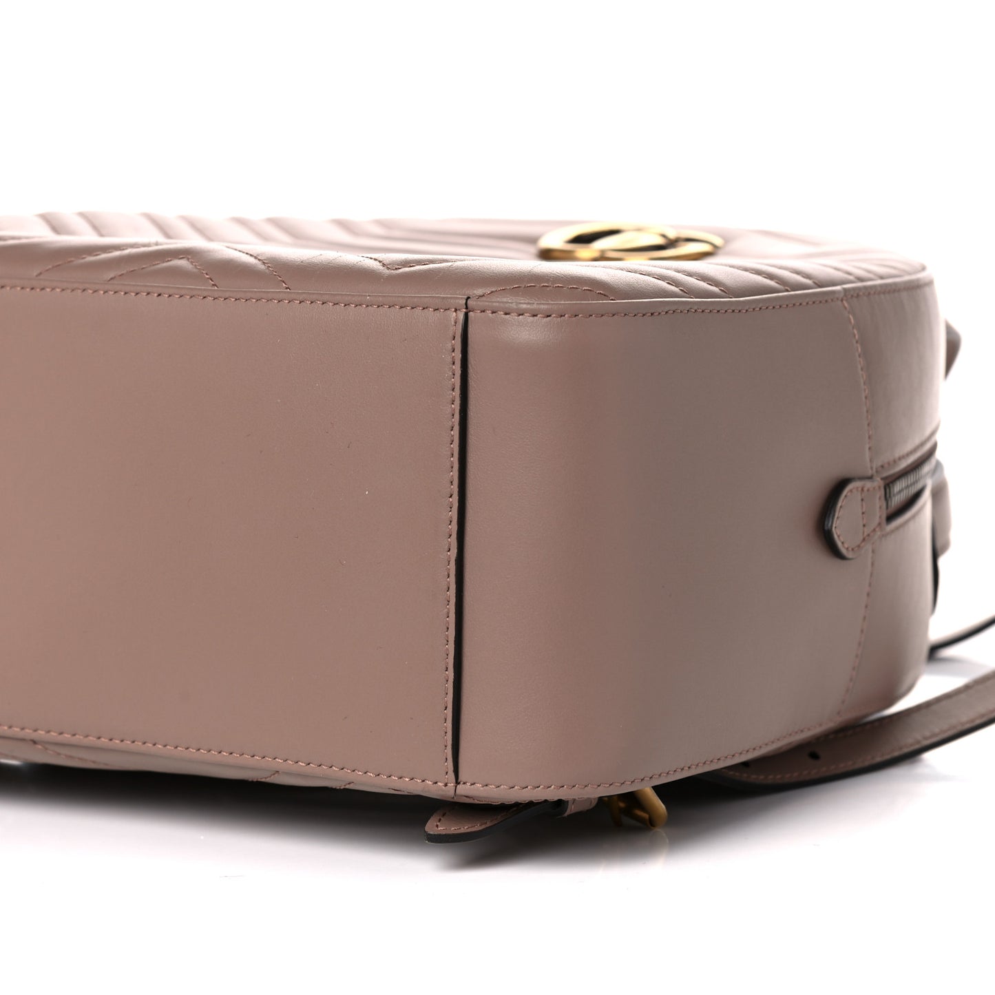 Calfskin Matelasse GG Marmont Dome Backpack Porcelain Rose