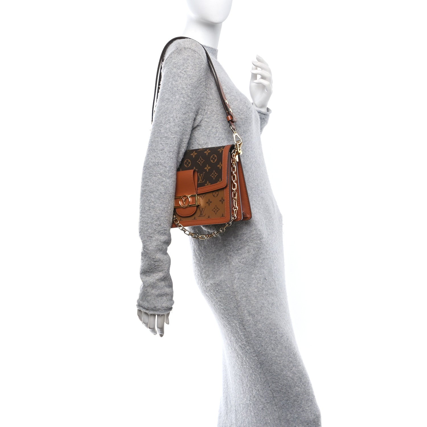 Louis Vuitton Reverse Monogram Dauphine MM 2 of 10