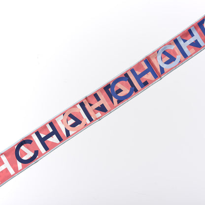 Chanel Silk CC Slim Bandeau Scarf Navy 2 of 4