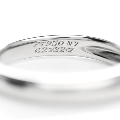 Van Cleef & Arpels Platinum Tapered Wedding Band Ring 54 7 5 of 5
