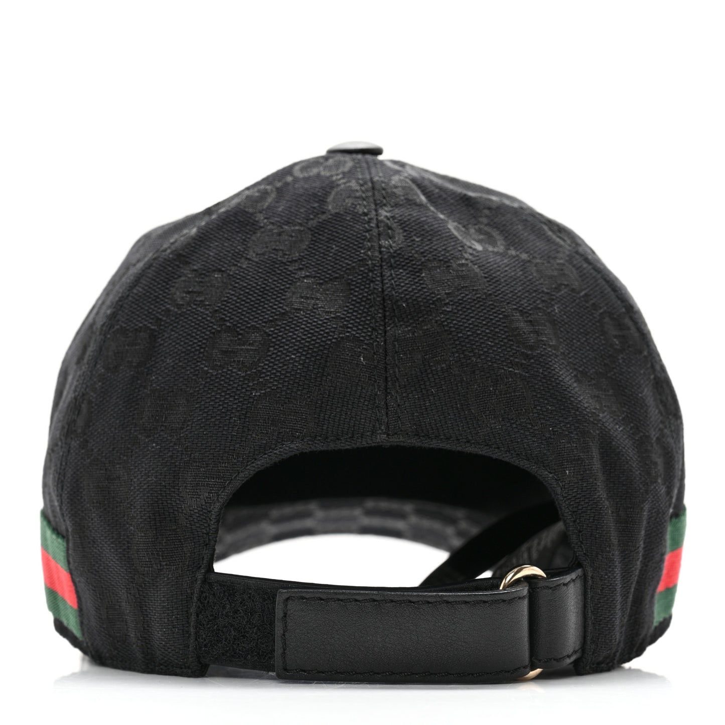 Monogram Web Baseball Hat S Black