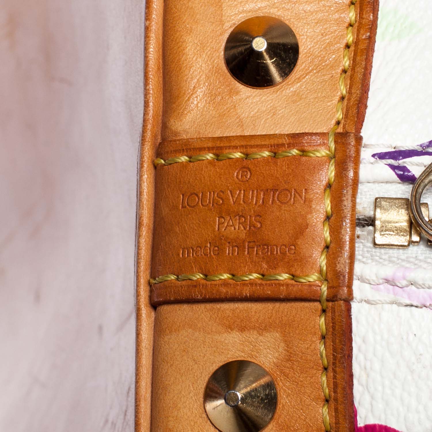 Louis Vuitton Monogram Multicolor Alma White 6 of 7