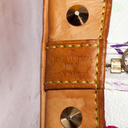 Louis Vuitton Monogram Multicolor Alma White 6 of 7