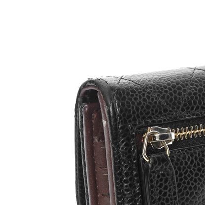 Chanel Caviar Quilted Compact Flap Wallet Black 11 of 15