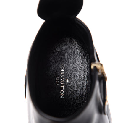 Louis Vuitton Calfskin Monogram Rodeo Queen Low Ankle Boots 39.5 Black 8 of 10