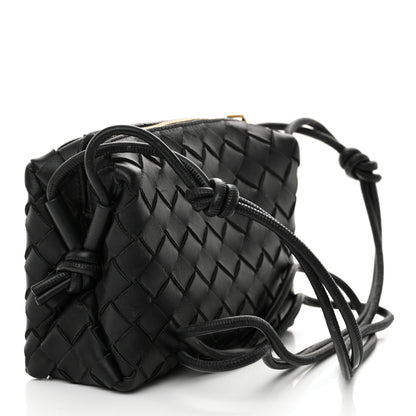 Bottega Veneta Nappa Intrecciato Mini Loop Camera Bag Black 3 of 12