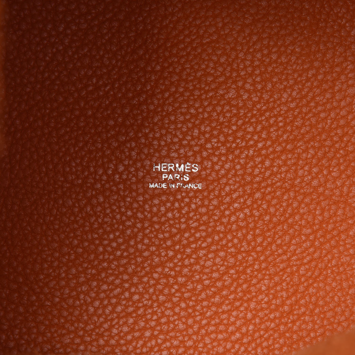 Hermes Taurillon Clemence Picotin Lock 22 MM Orange 6 of 10