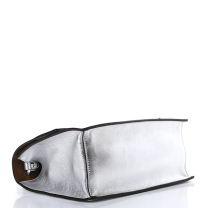 Fendi Vitello Catalan Mirror F is Fendi Kan U Shoulder Bag Argento 4 of 11