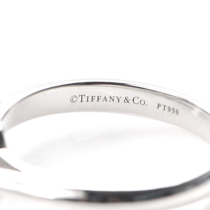 Tiffany Platinum Diamond Flower Ring 48 4.5 4 of 5