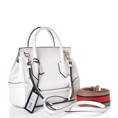 Versace Calfskin Medium Palazzo Empire Bag White 5 of 8