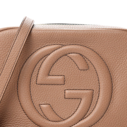 Gucci Pebbled Calfskin Small Soho Disco Bag Rose Beige 11 of 12