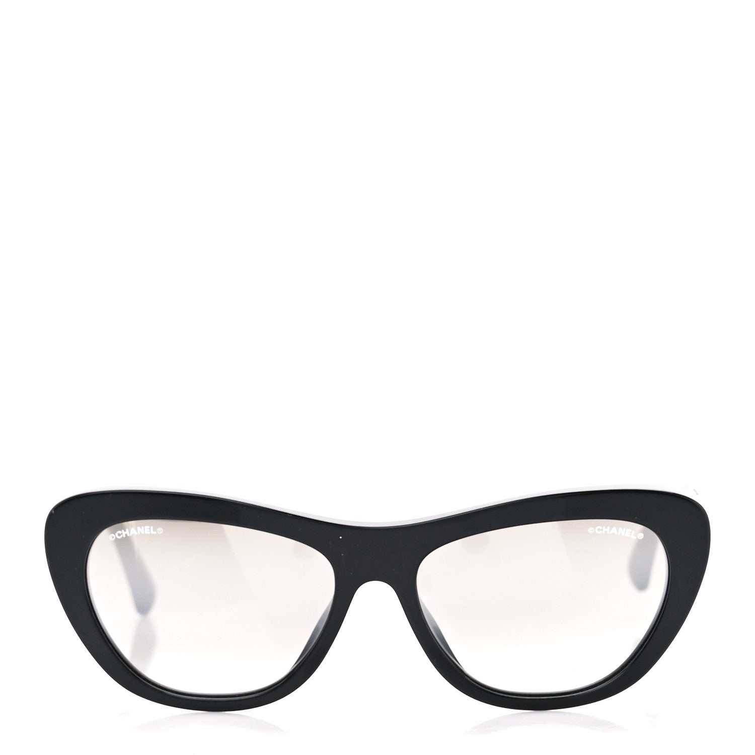 Chanel Acetate Crystal CC Butterfly Sunglasses 71417 Black 2 of 8