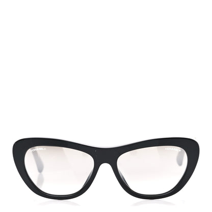 Chanel Acetate Crystal CC Butterfly Sunglasses 71417 Black 2 of 8