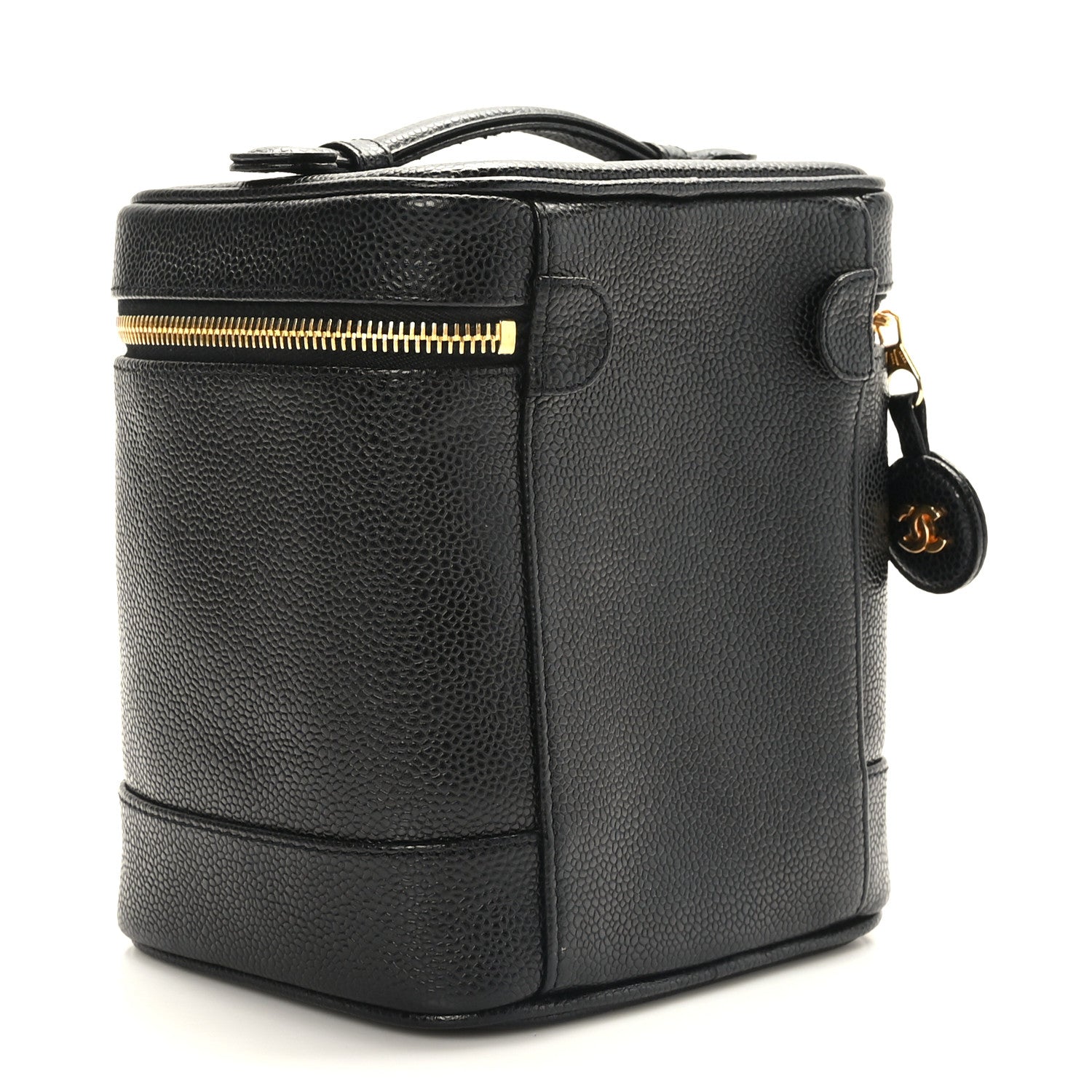 Chanel Caviar Cosmetic Vanity Bag Black 3 of 11