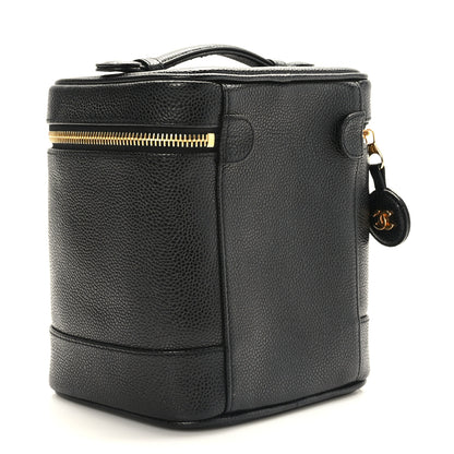 Chanel Caviar Cosmetic Vanity Bag Black 3 of 11