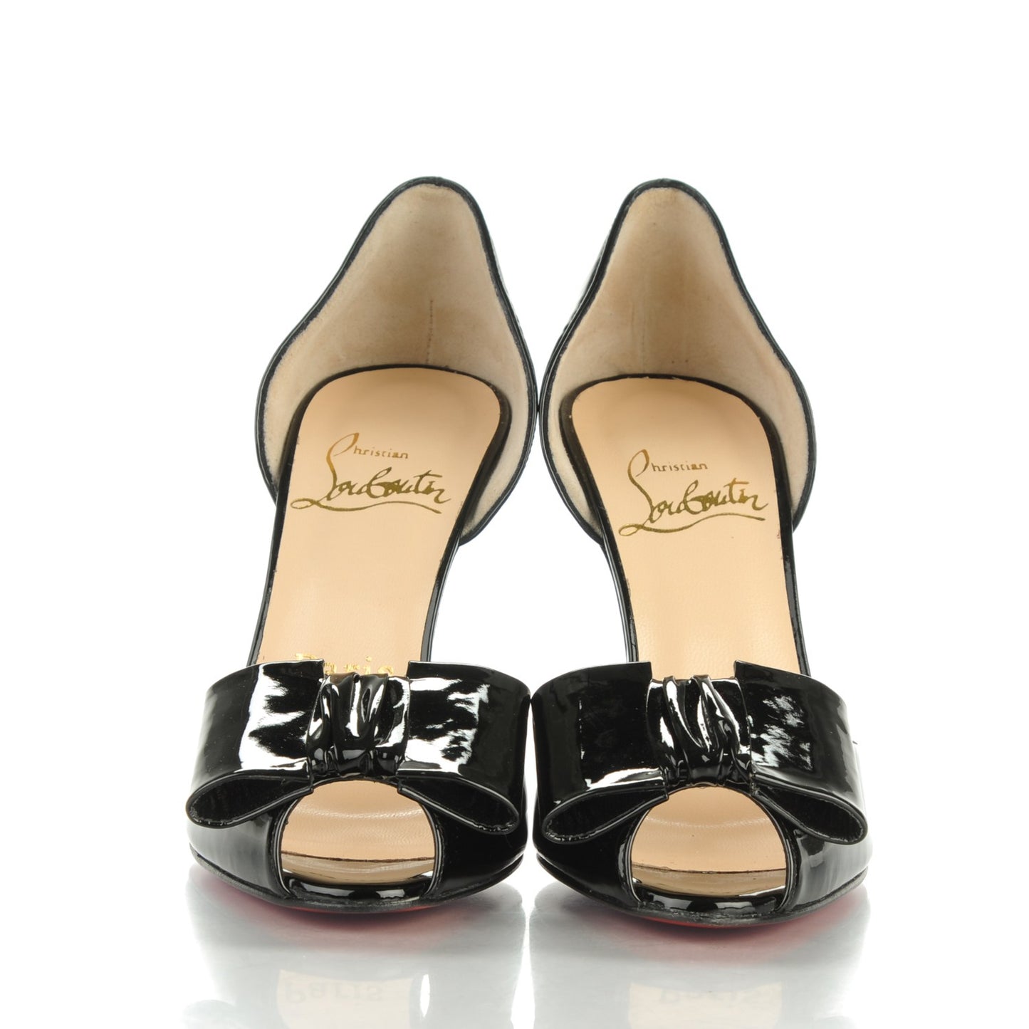 Patent Joli Noeud Dorcet Heels 35.5 Black