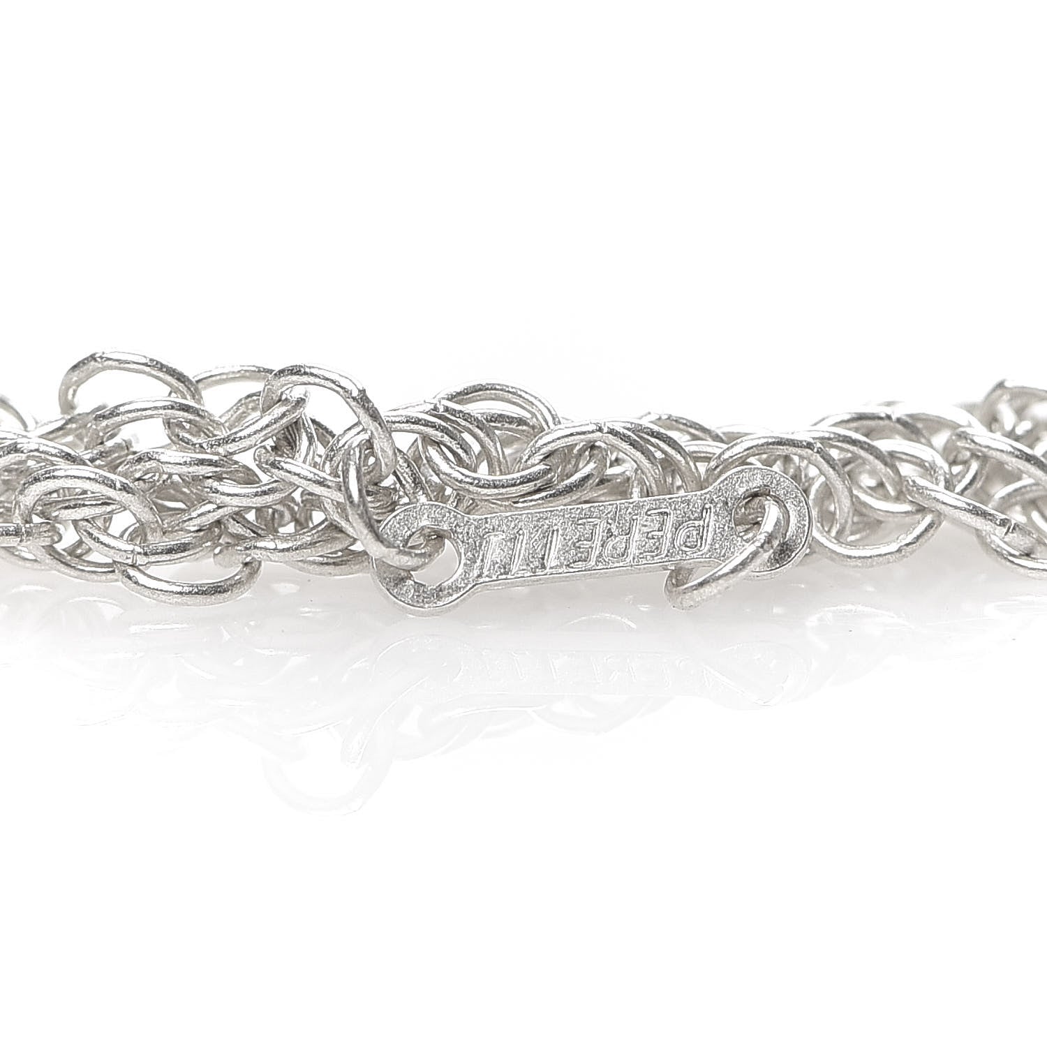 Tiffany Sterling Silver Elsa Peretti Mesh Bib Necklace 5 of 5