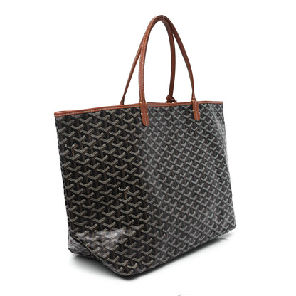 Goyard Goyardine Saint Louis GM Black Gold 4 of 10