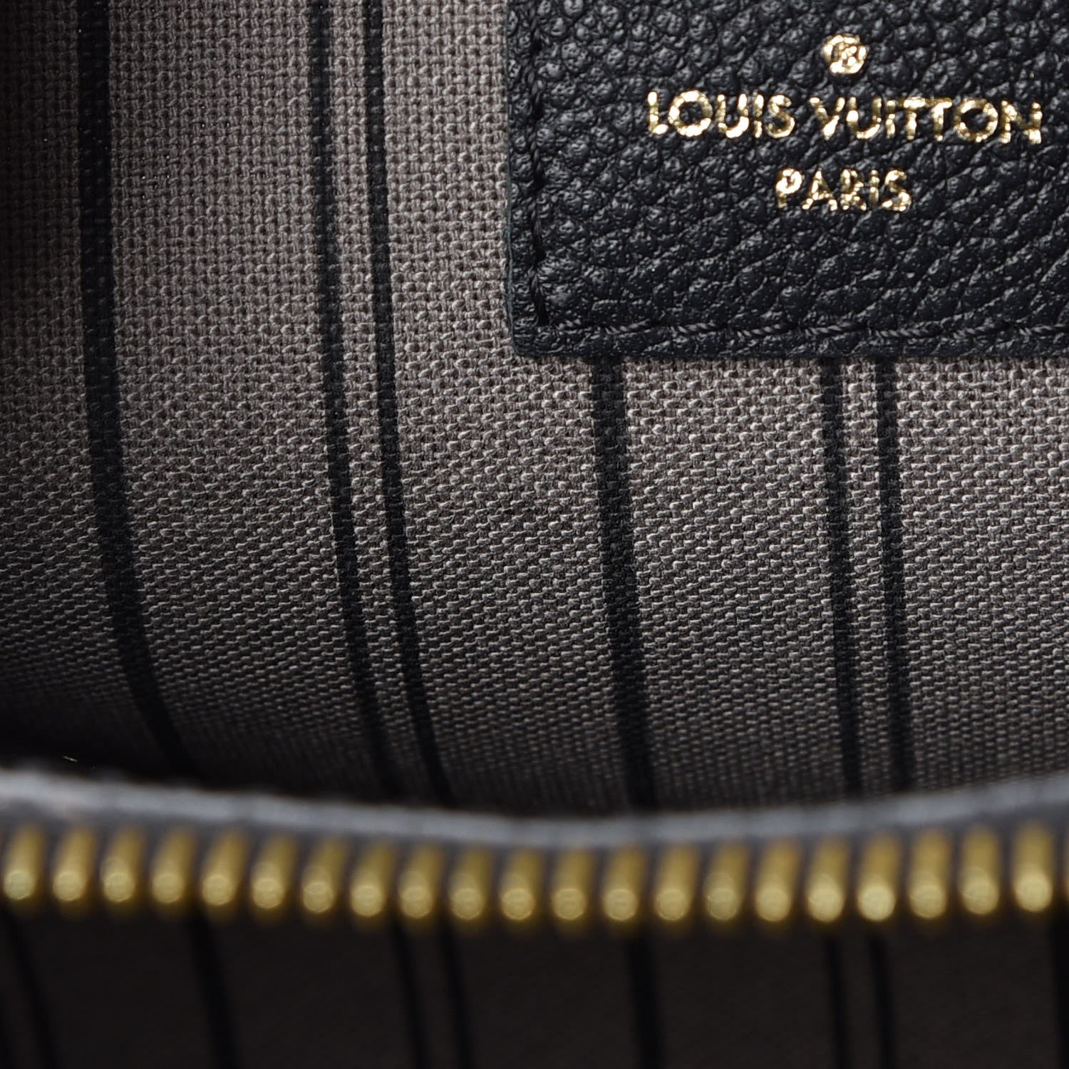 Louis Vuitton Empreinte Montaigne MM Black 9 of 14