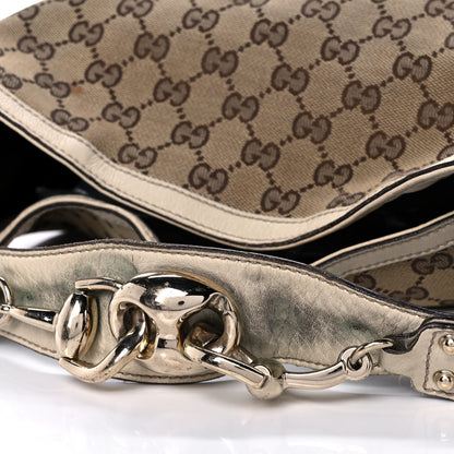 Gucci Monogram Large Wave Hobo Off White 10 of 11