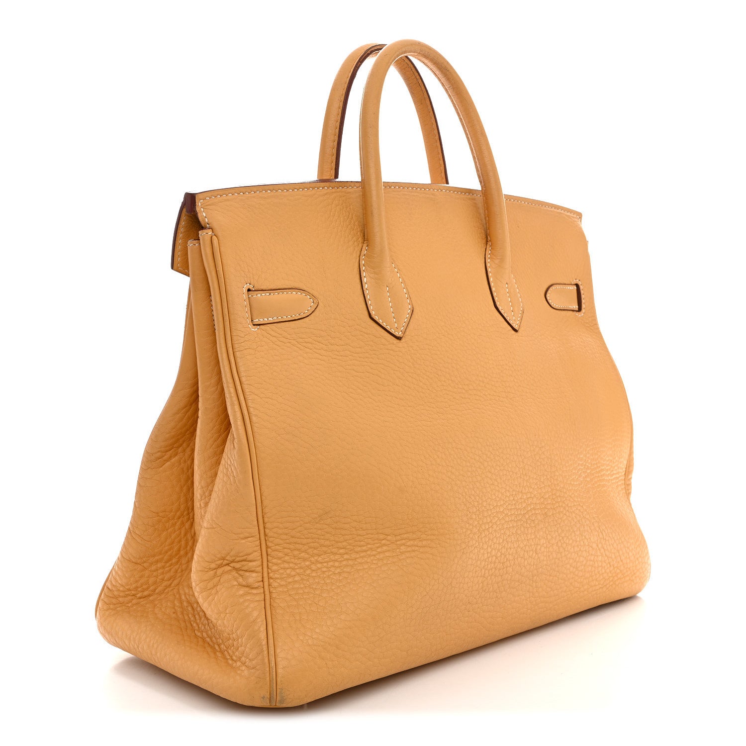 Hermes Taurillon Clemence HAC Birkin 32 Natural Sable 3 of 24