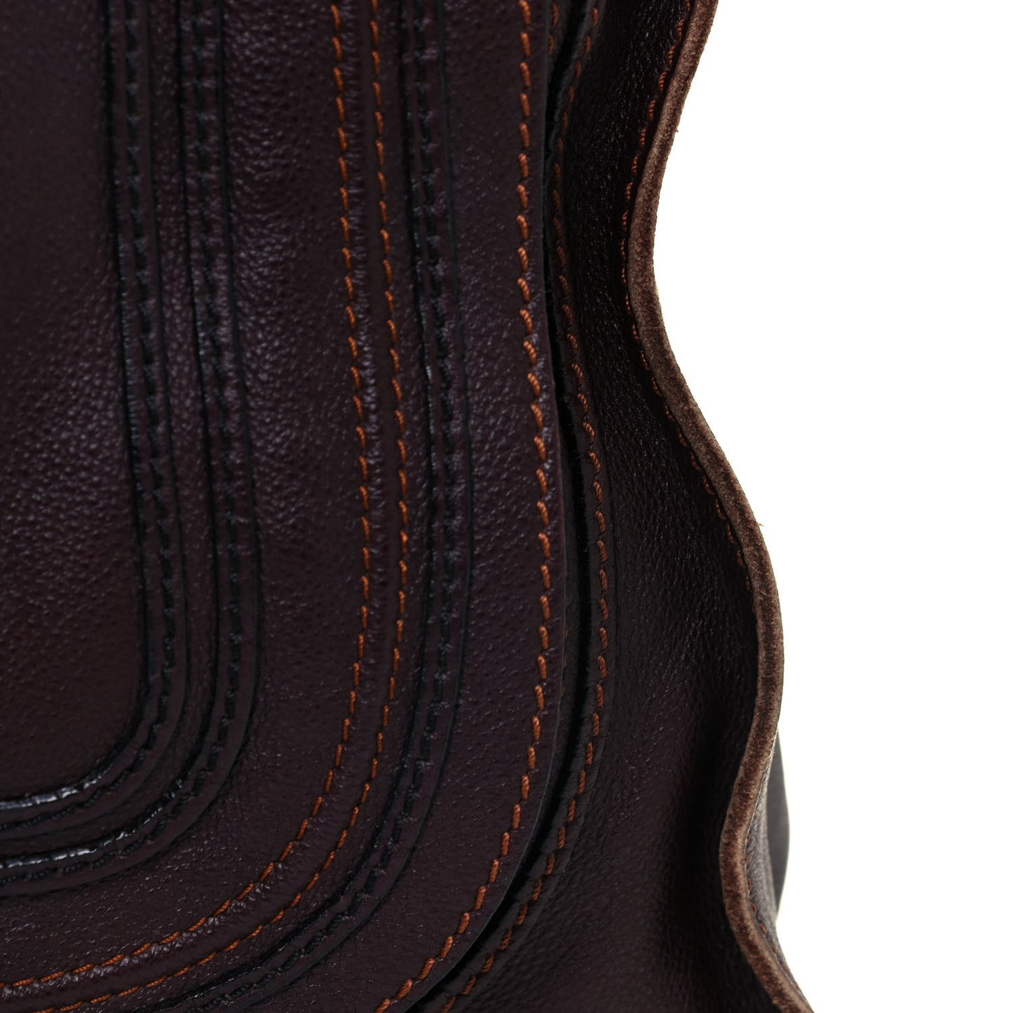 Calfskin Large Marcie Satchel Truffle