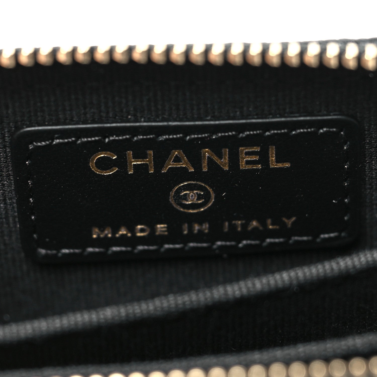 Chanel Caviar Quilted Boy Zip Around Coin Purse Wallet Black 6 of 11