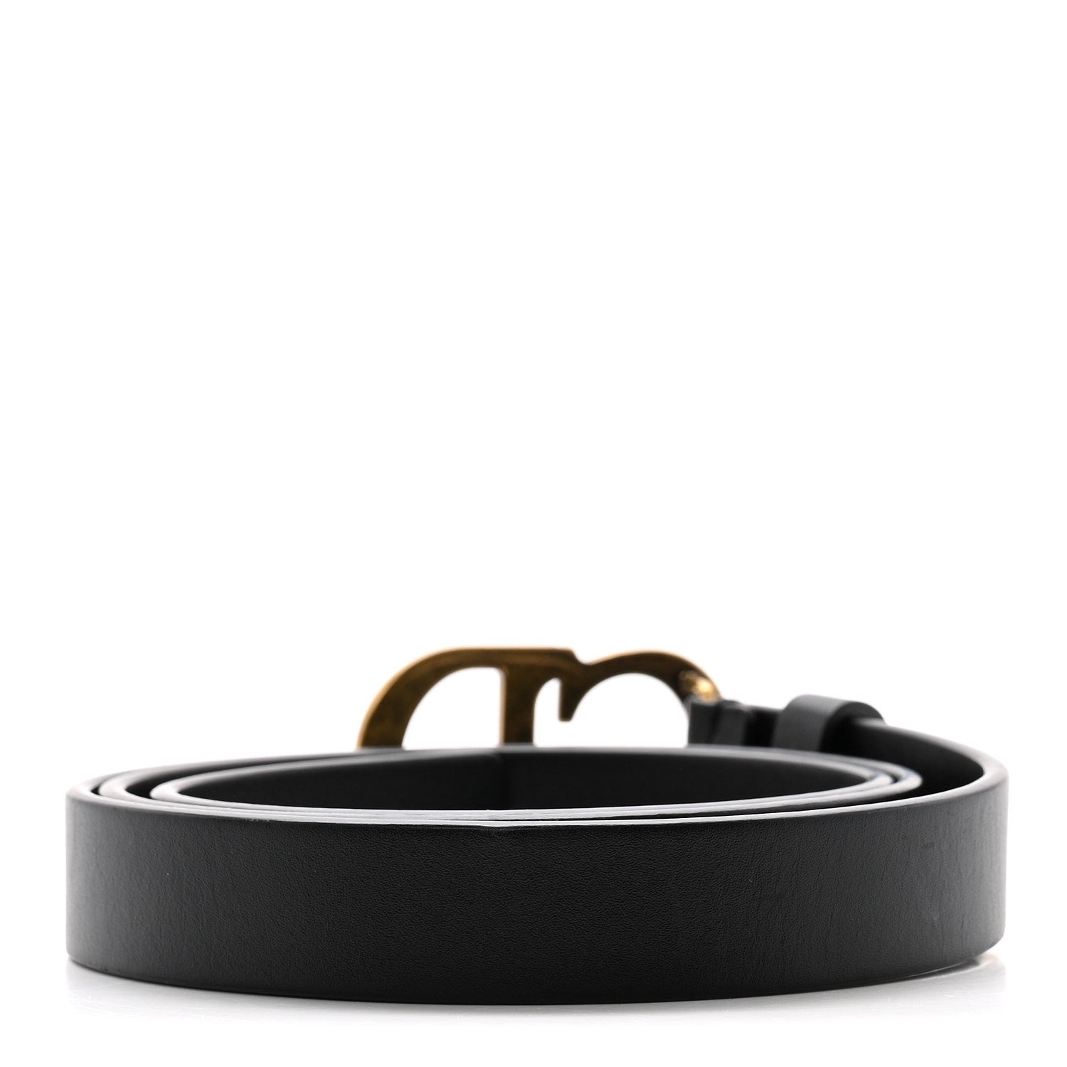 サカズキ　DIOR ベルト　80 Christian Dior Calfskin 80 32 Saddle Belt Black 1877472 – FASHIONPHILE