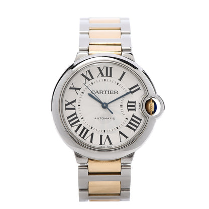 Cartier Stainless Steel 18K Yellow Gold 36mm Ballon Bleu De Automatic Watch 1 of 12