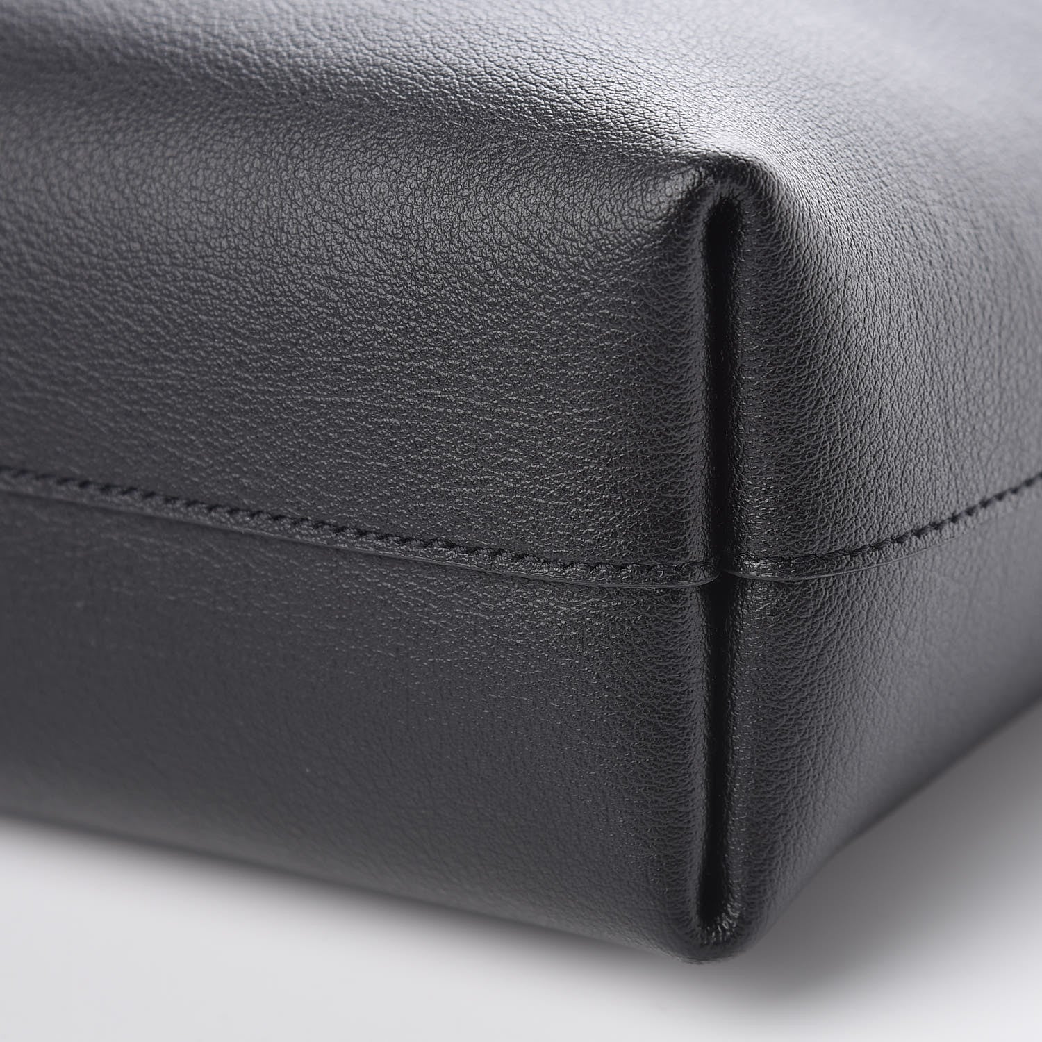 Saint Laurent Calfskin Toy Shopping Tote Black 9 of 9