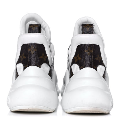 Louis Vuitton Patent Monogram LV Archlight Sneakers 39 White 7 of 12