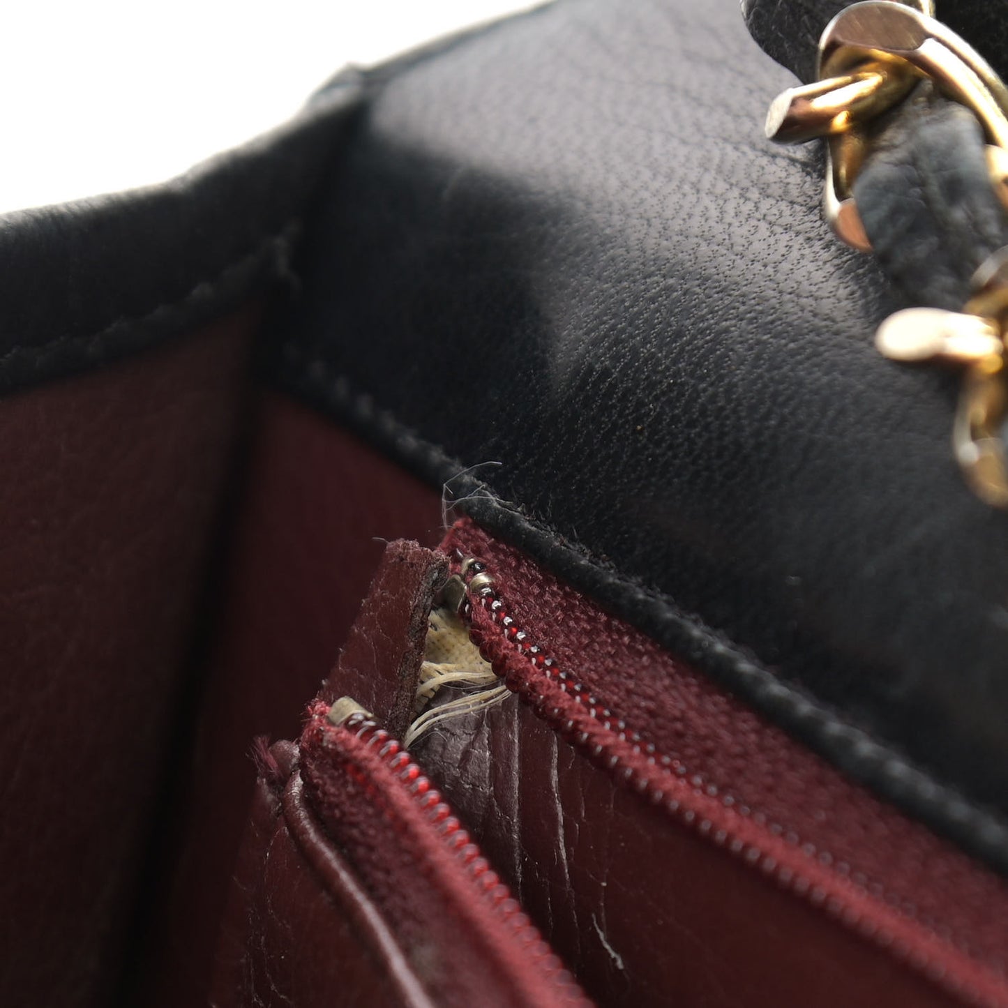 Lambskin Quilted Small Single Flap Black