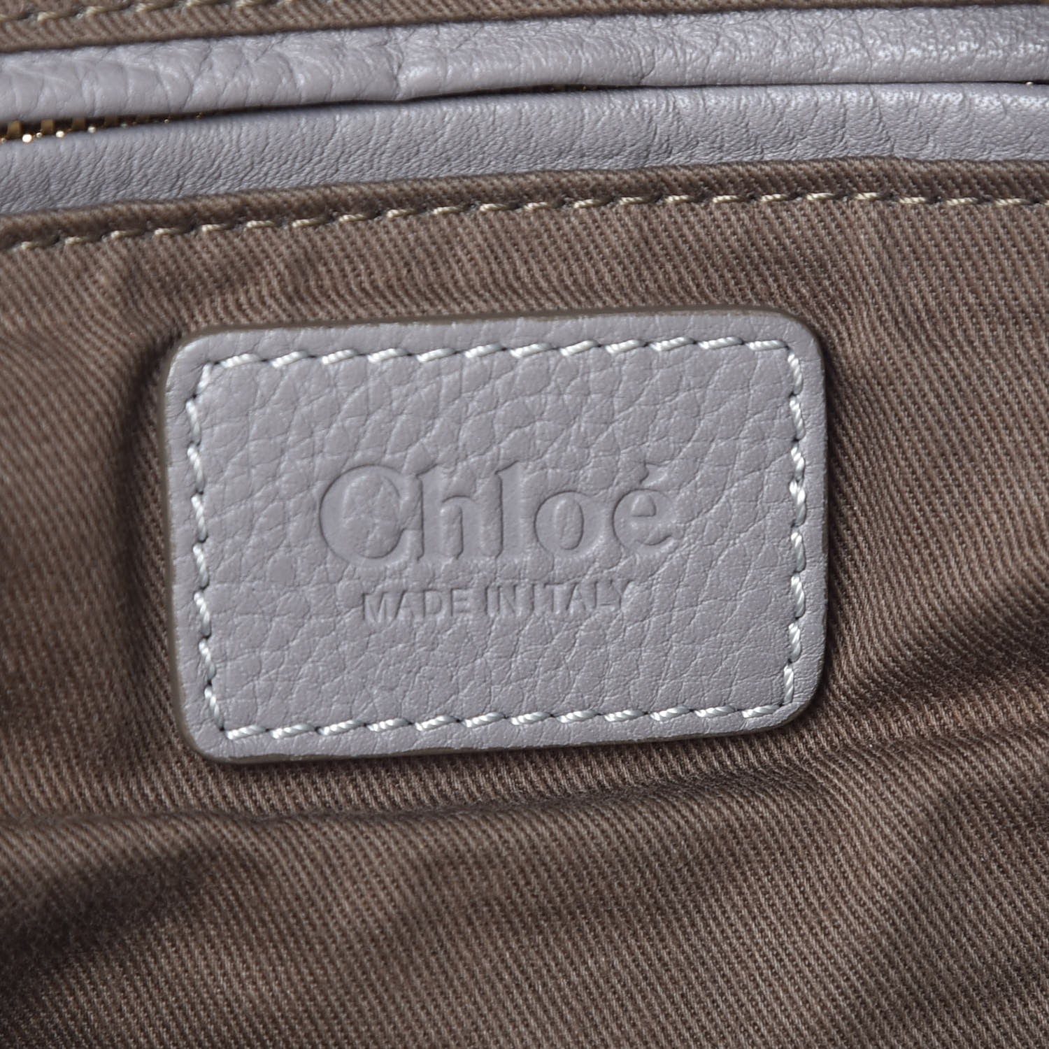 Chloe Calfskin Medium Marcie Satchel Cashmere Grey 7 of 14