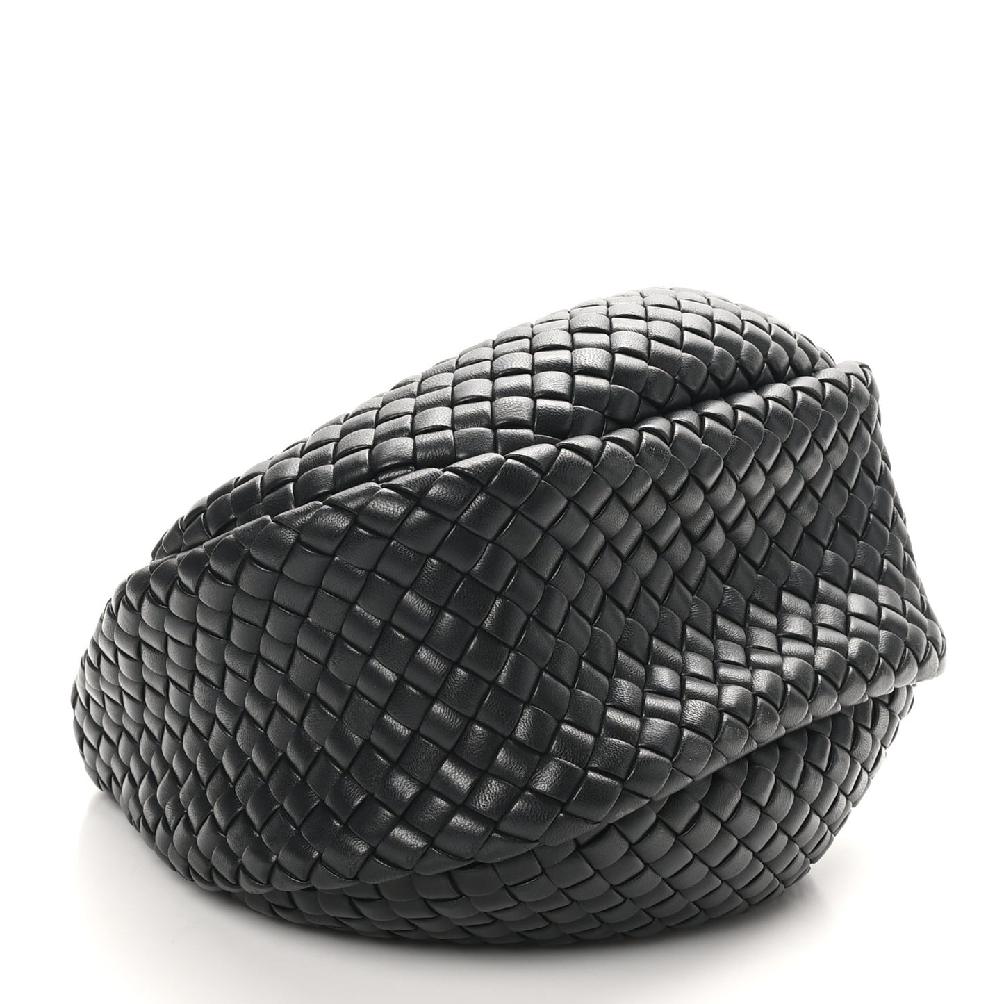 Lambskin Padded Intrecciato Mini Jodie Black