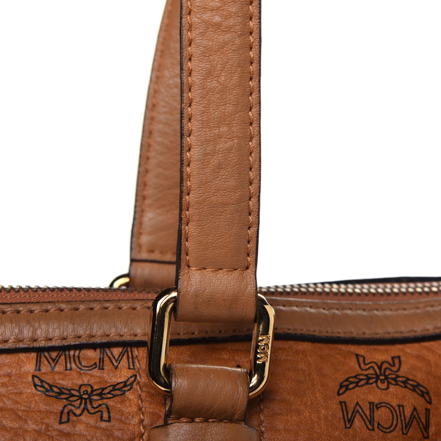 Visetos Medium Essentials Shopper Tote Cognac