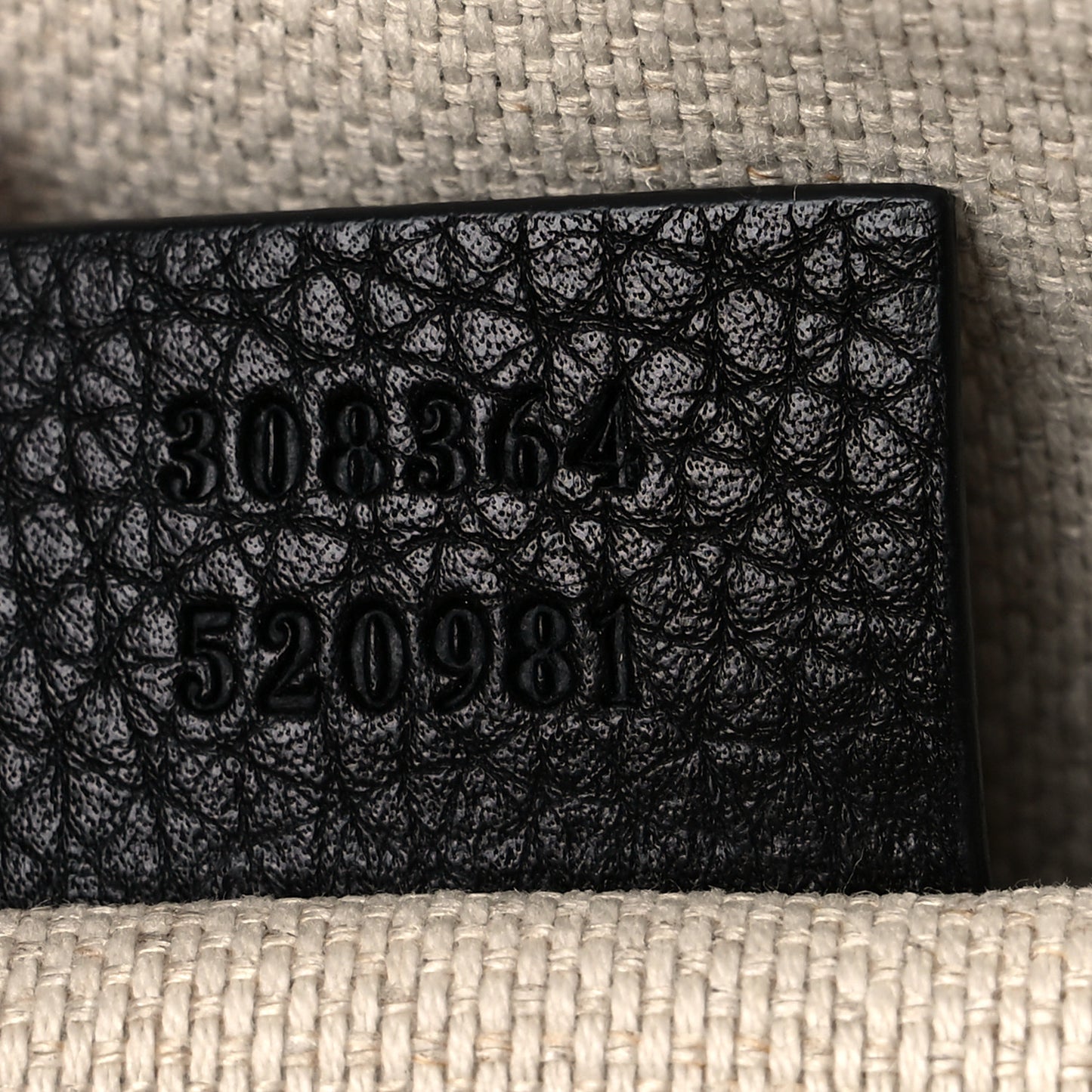 Pebbled Calfskin Small Soho Disco Bag Black