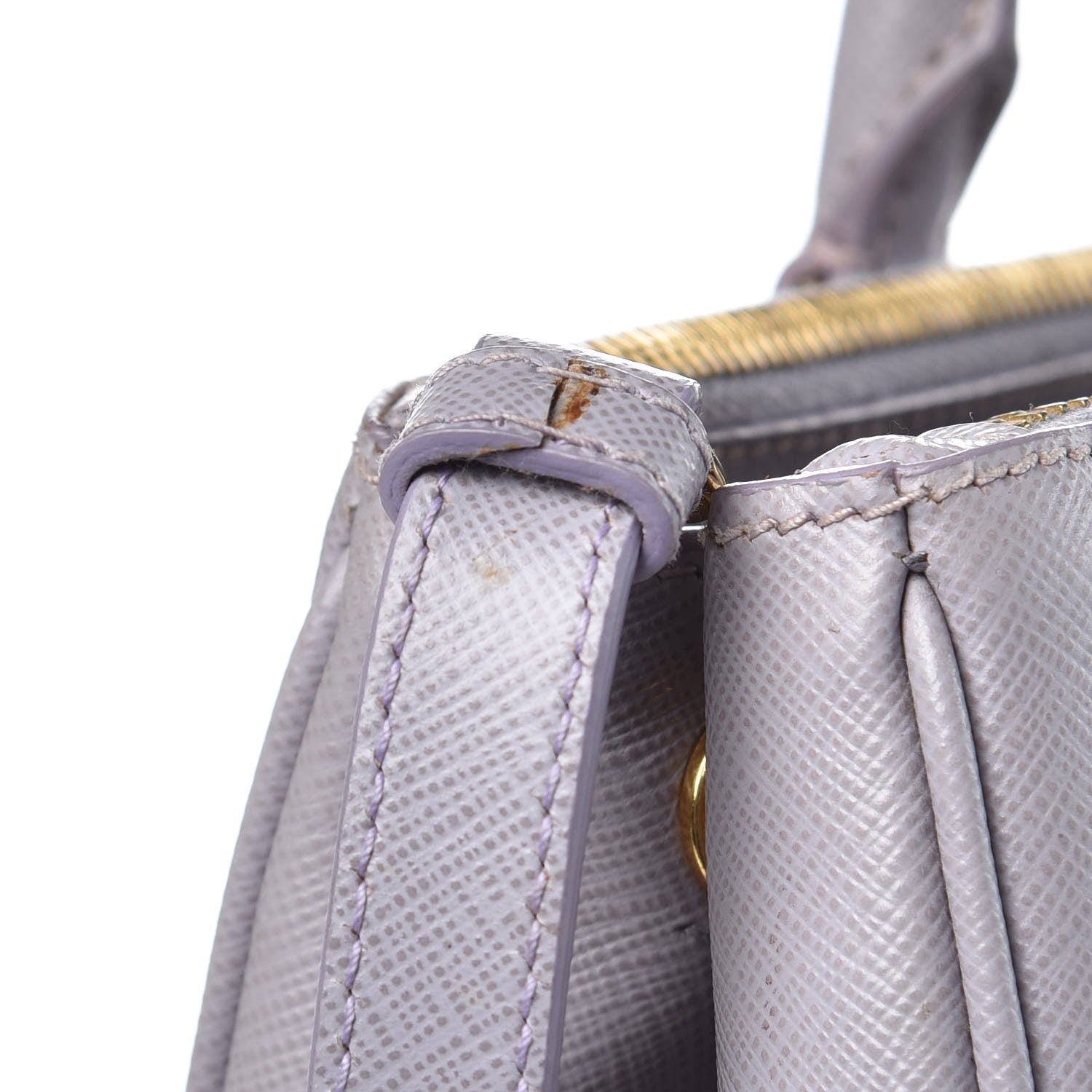 Prada Saffiano Medium Galleria Double Zip Tote Glicine 16 of 18
