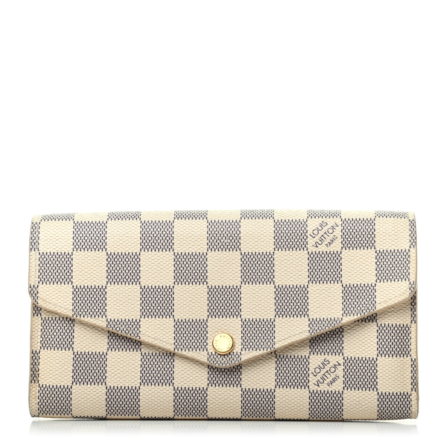 Louis Vuitton Damier Azur Sarah Wallet NM 1 of 7