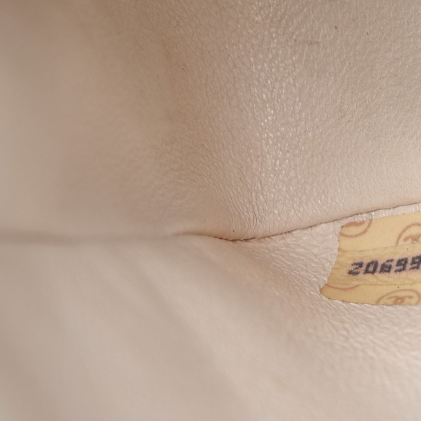 Lambskin Quilted Small Single Flap White