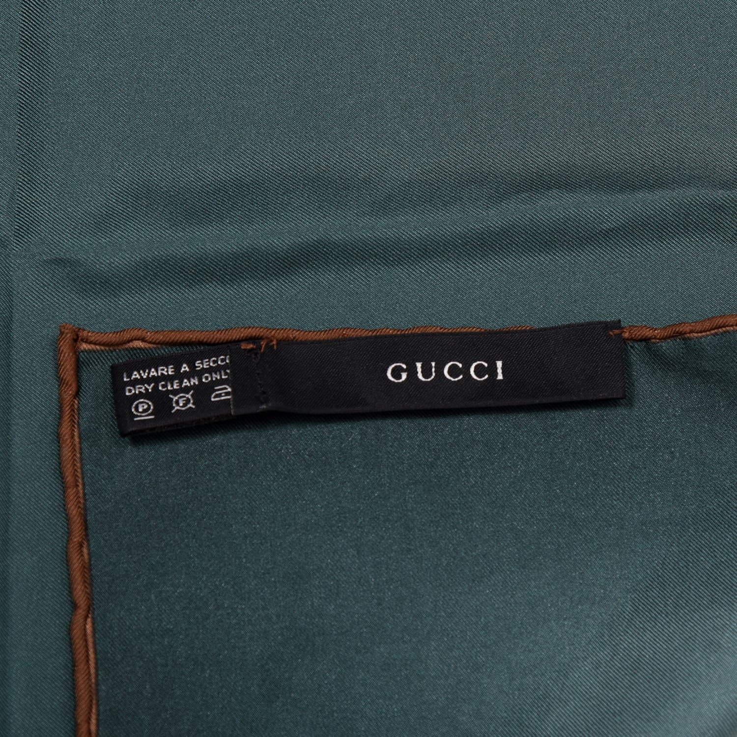 Gucci Silk Monogram Horsebit Square Scarf 3 of 3