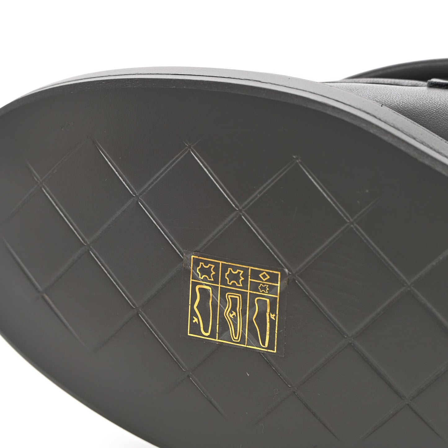 Lambskin Quilted CC Turnlock Loafers 36 Grey